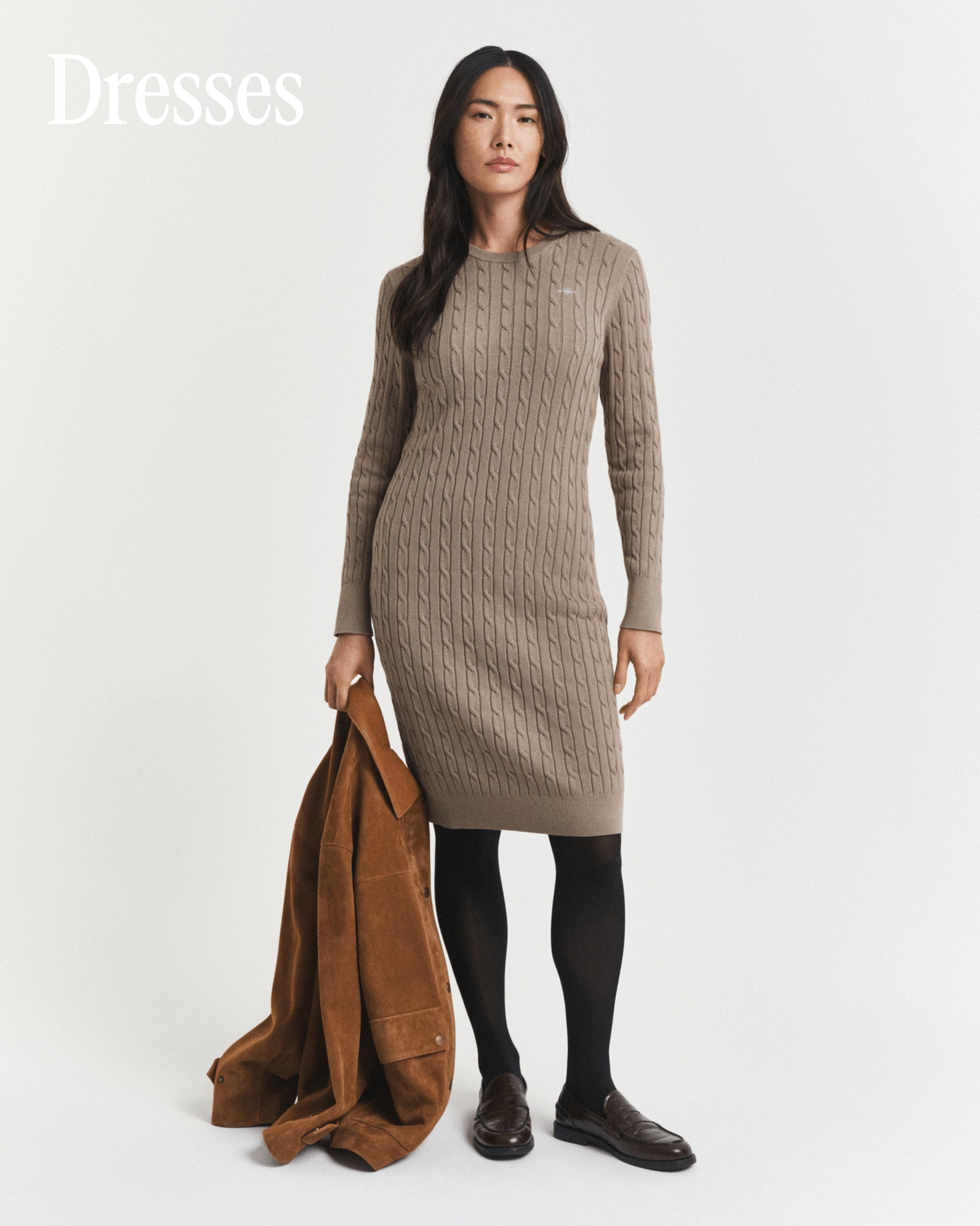 gant knitted dress Knitted with texture, worn with ease. The perfect dress for summer. #Gant