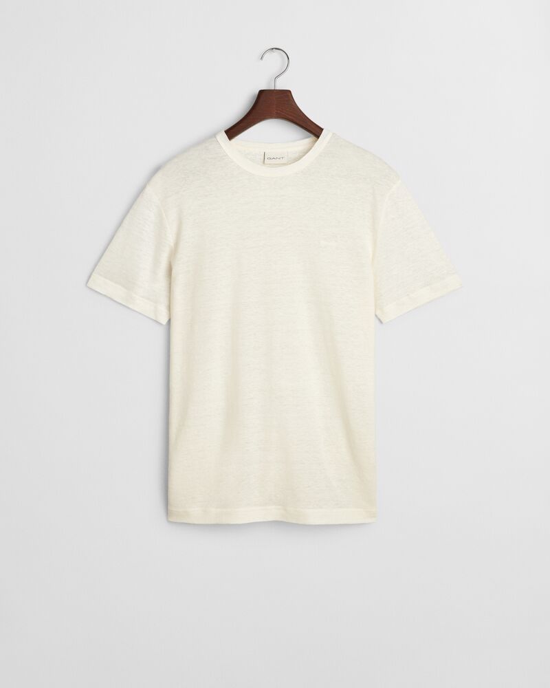 LINEN SS TSHIRT Beige / S