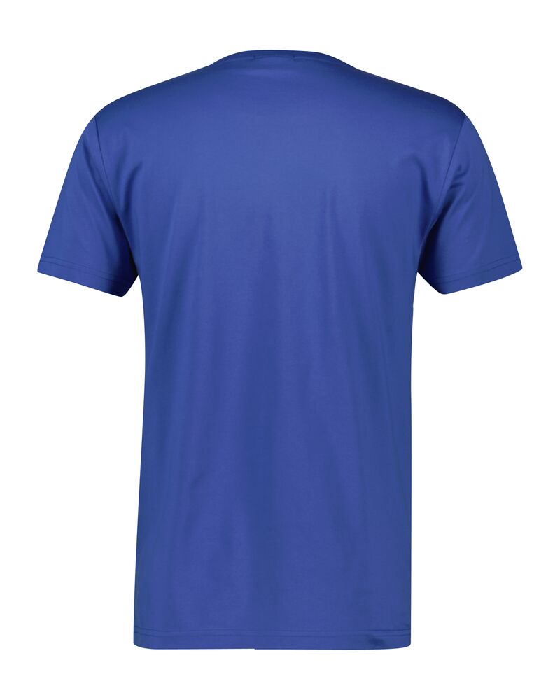 SLIM MERCERIZED SS T-SHIRT Blue / S