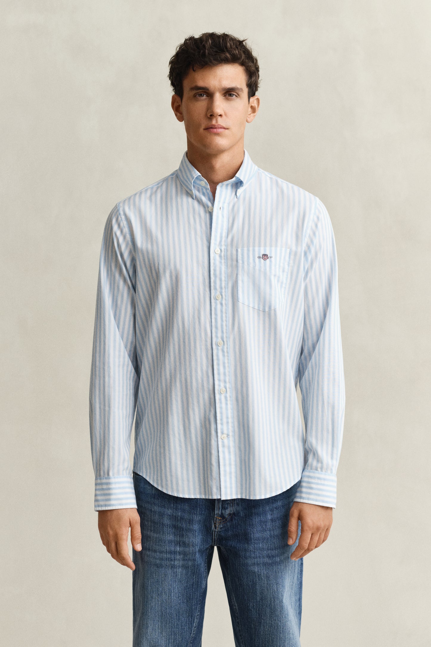 Regular Classic Poplin Stripe Shirt