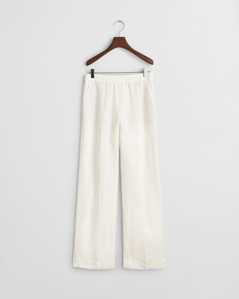 REL LINEN BLEND PULL ON PANTS White / 34