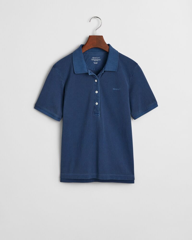 SUNFADED SS PIQUE POLO Blue / S
