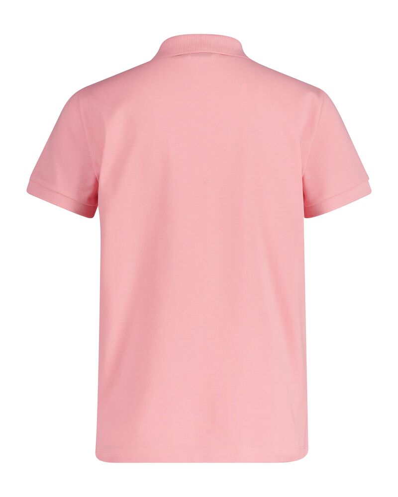 SLIM SHEILD CAP SLEEVE PIQUE POLO Pink / S