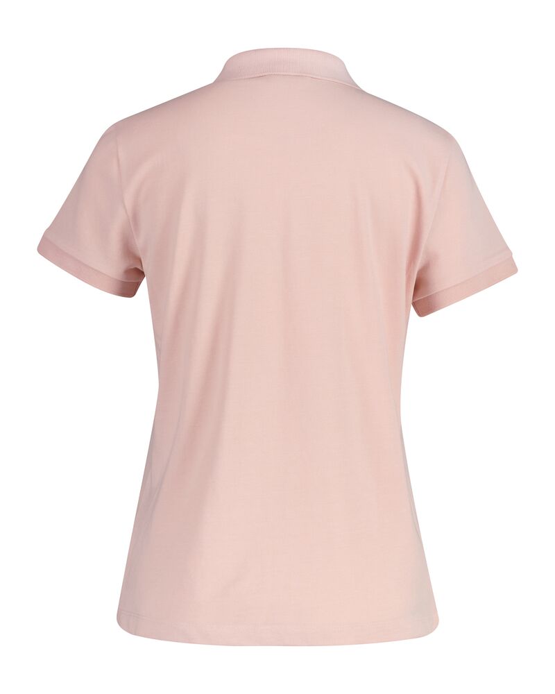 SLIM SHEILD CAP SLEEVE PIQUE POLO Pink / S