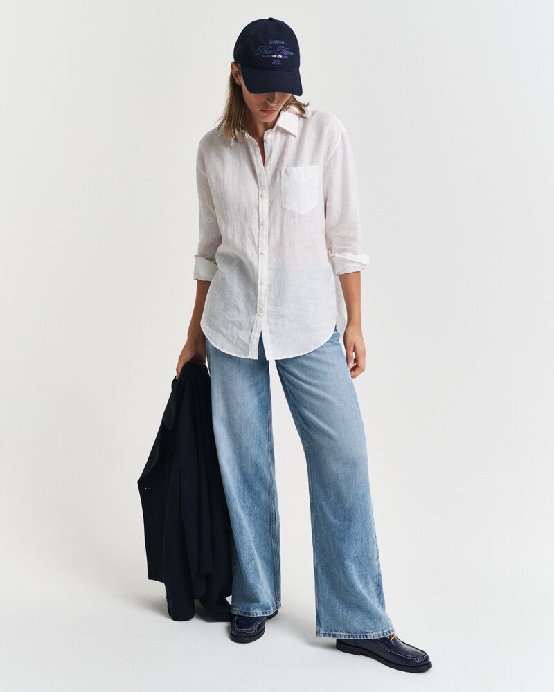 REL LINEN SHIRT White / 32