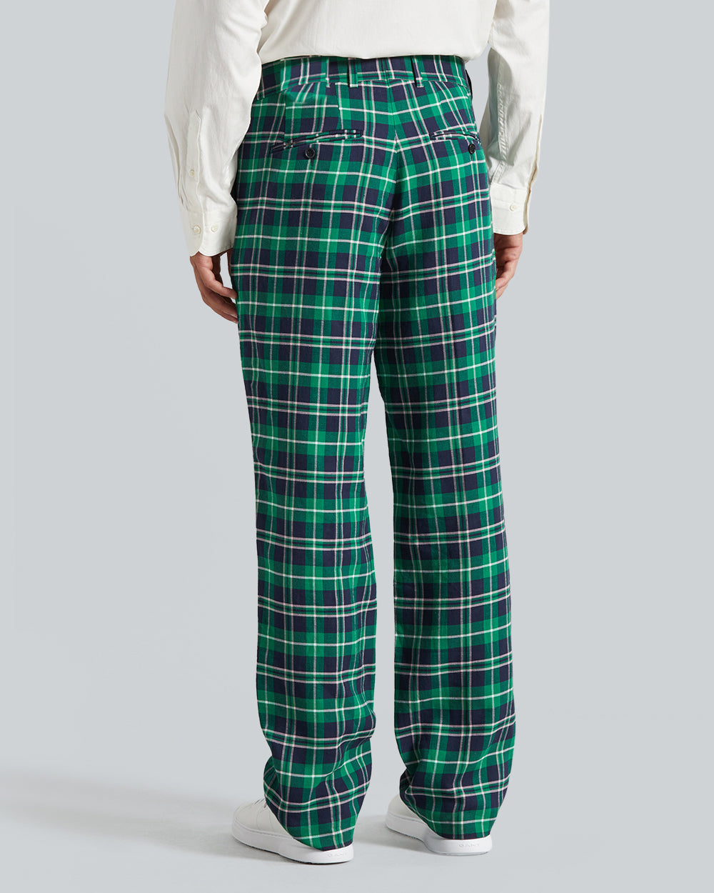 Gant Prep Check Suit Pants – Regular Fit Cotton Blend Chinos Lavish Green / 52