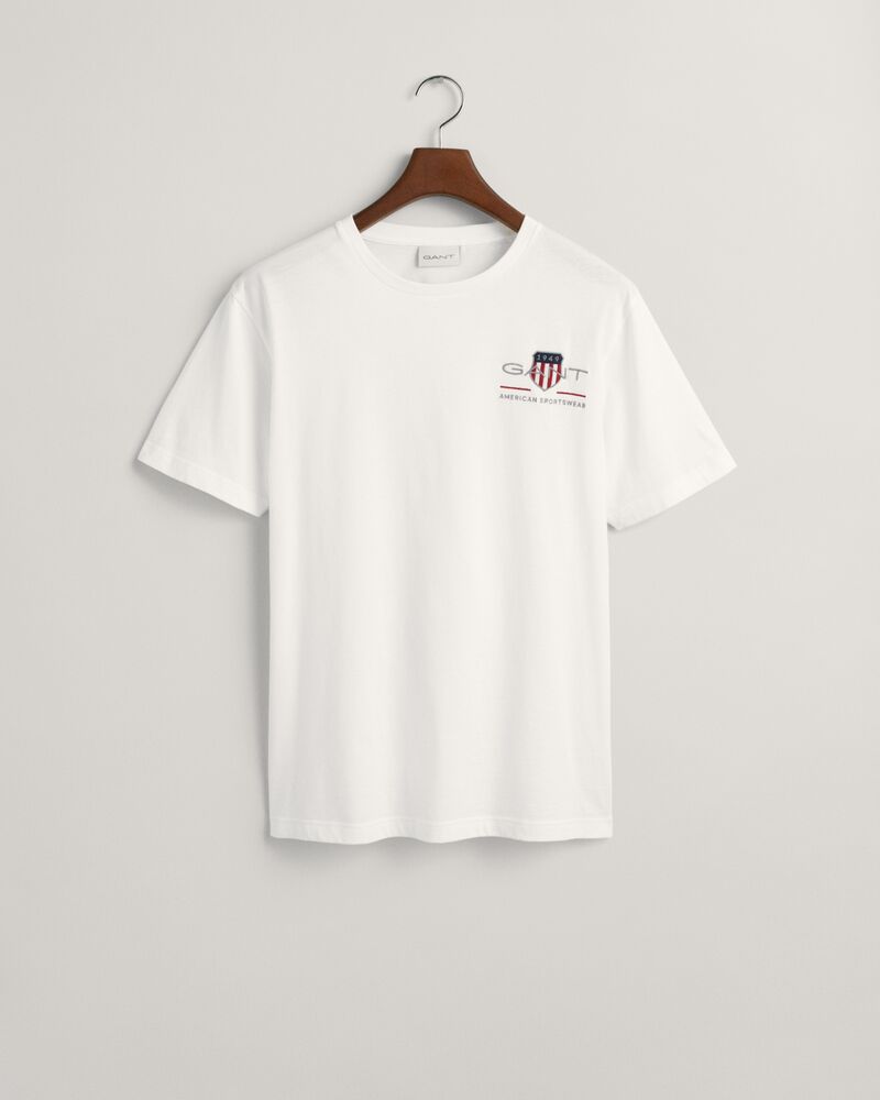 Embroidered Archive Shield T-Shirt S / White