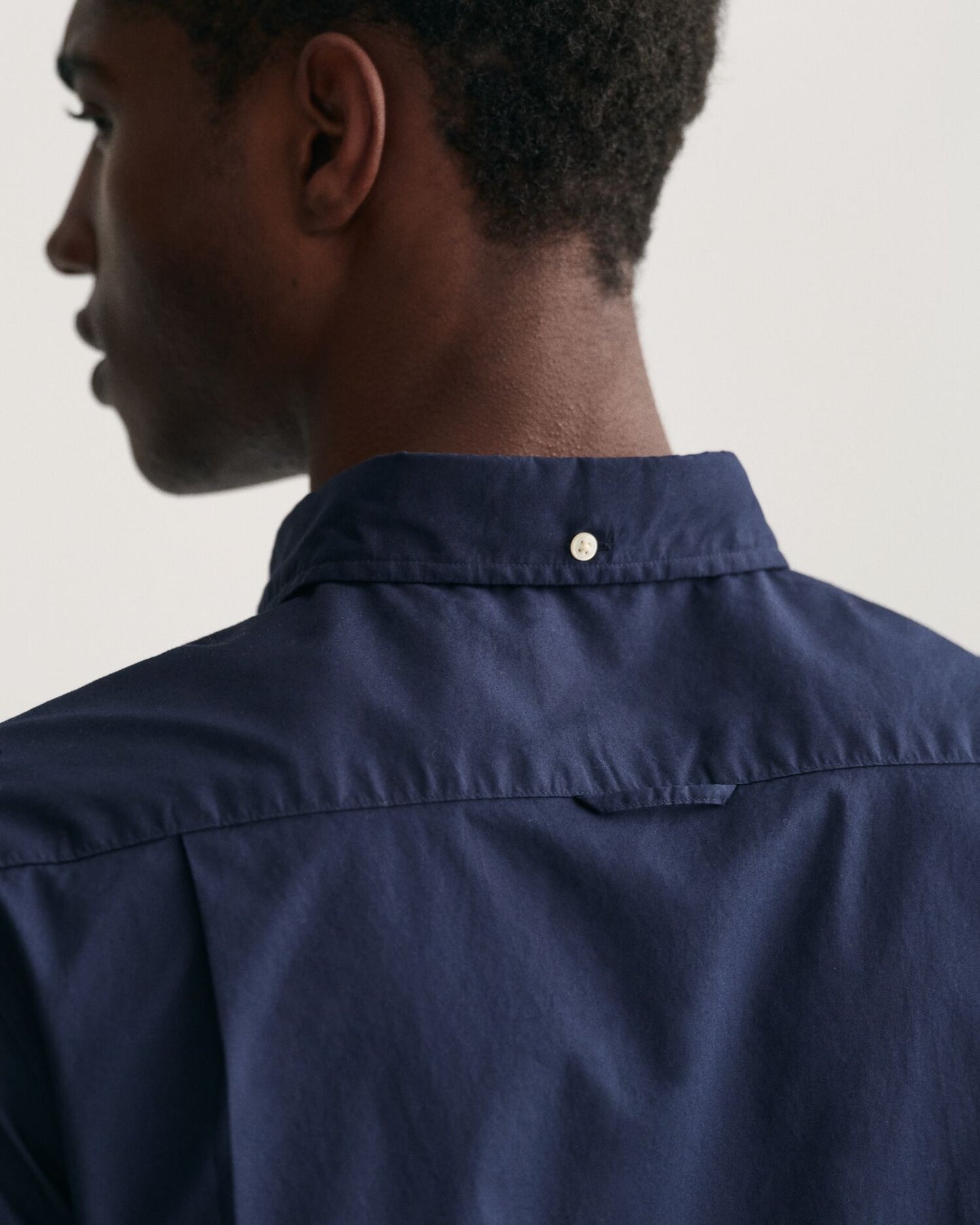 Slim Fit Poplin Shirt S / Marine