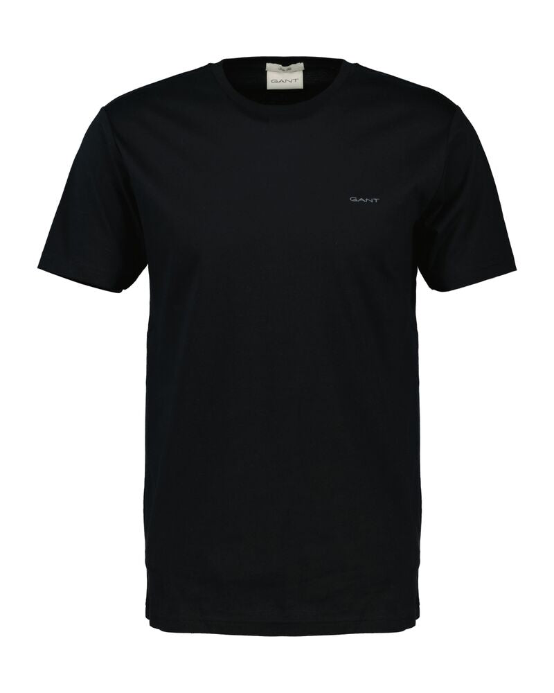 SLIM MERCERIZED SS T-SHIRT Black / S