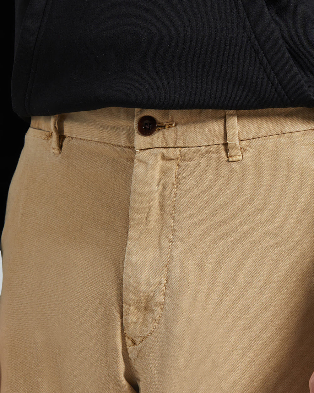 Dobby Relaxed Shorts Dark Khaki / 36