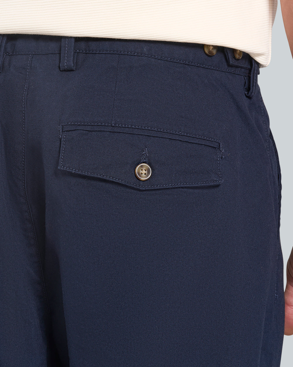 Regular Fit Tapered Canvas Chinos Blue / 36X30