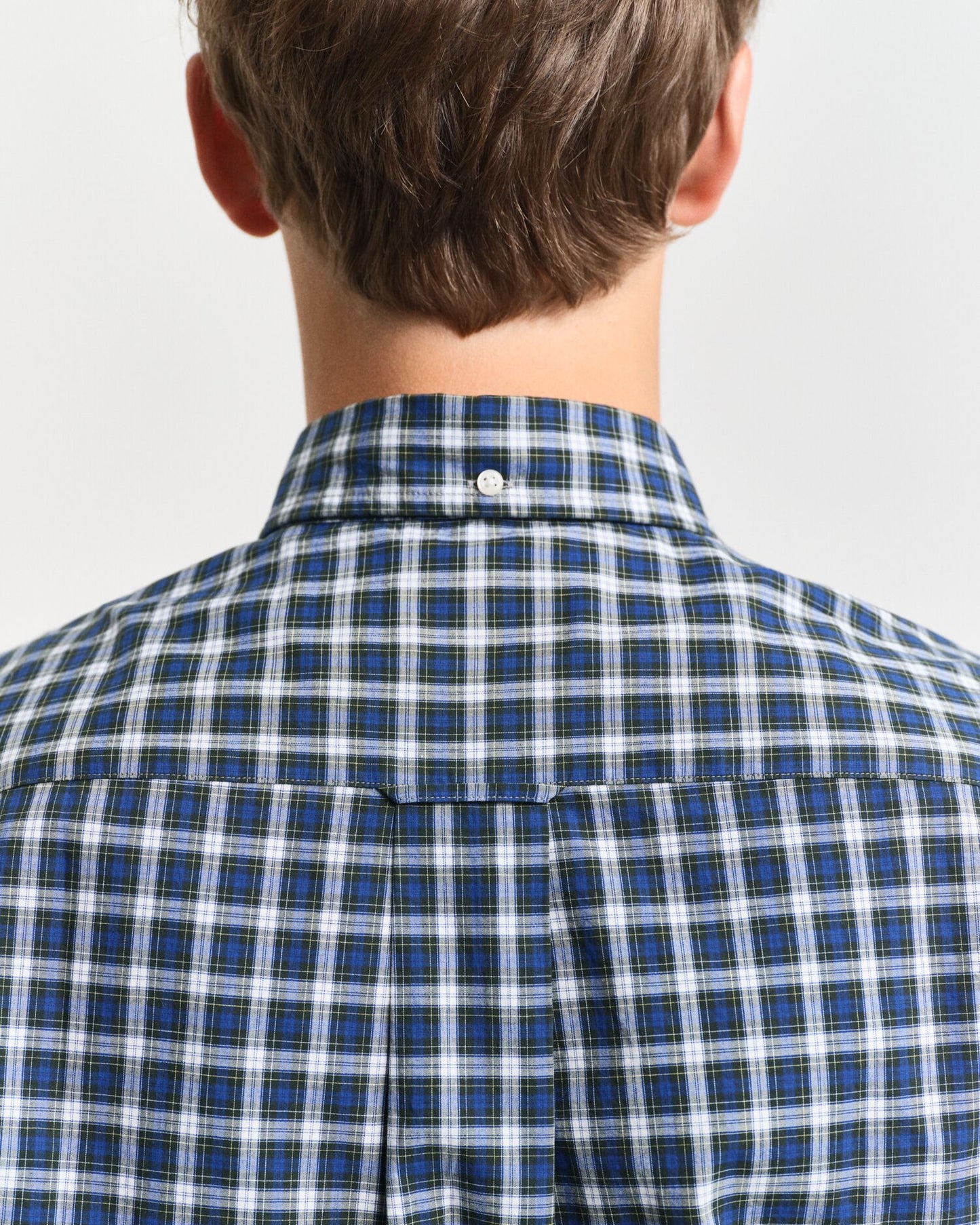 Reg Classic Poplin Tartan Shirt Blue / S