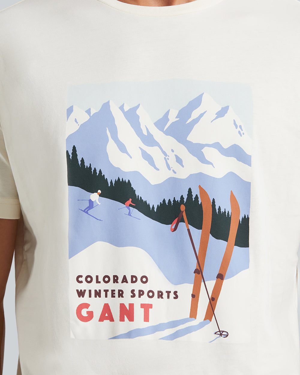 SEASONAL GRAPHIC T-SHIRT Cream / L