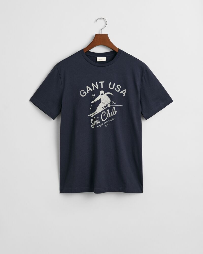 SEASONAL GRAPHIC T-SHIRT Blue / XS