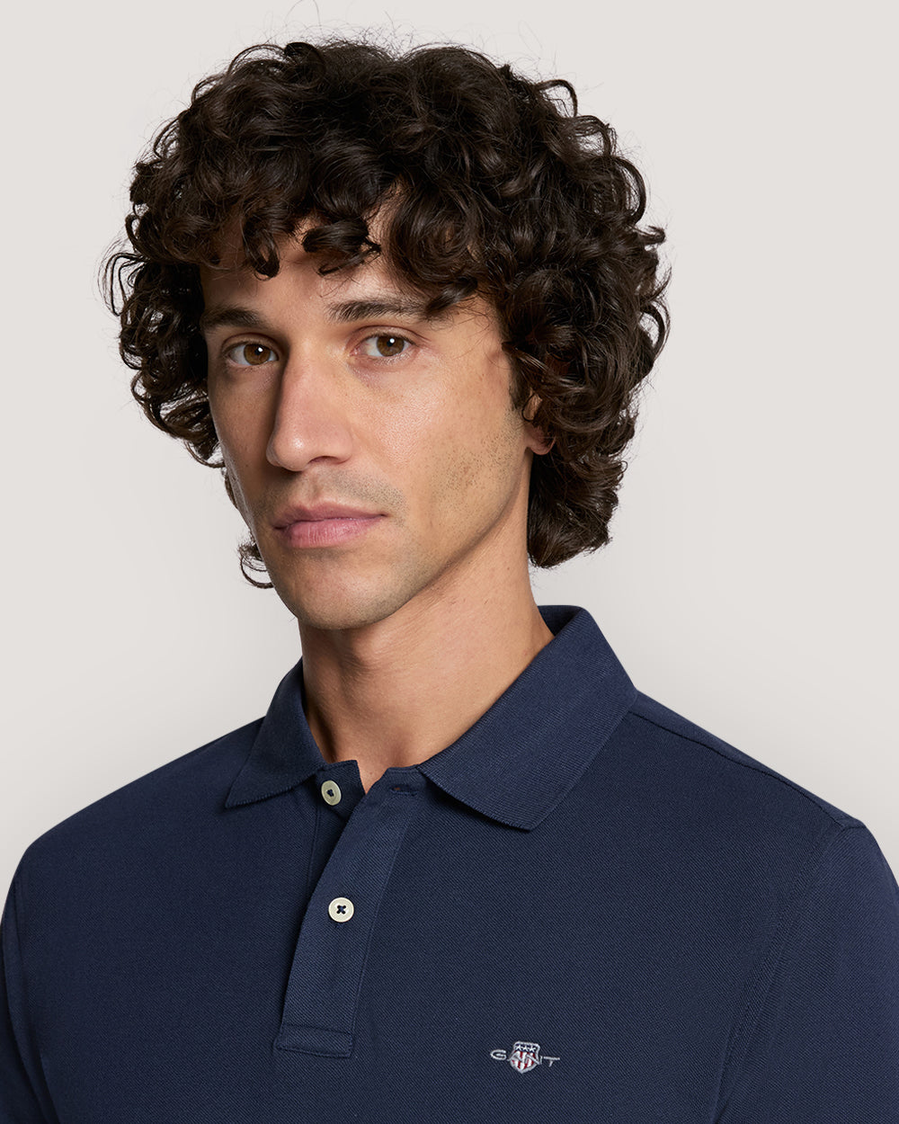Shield Logo Ss Polo MARINE / M