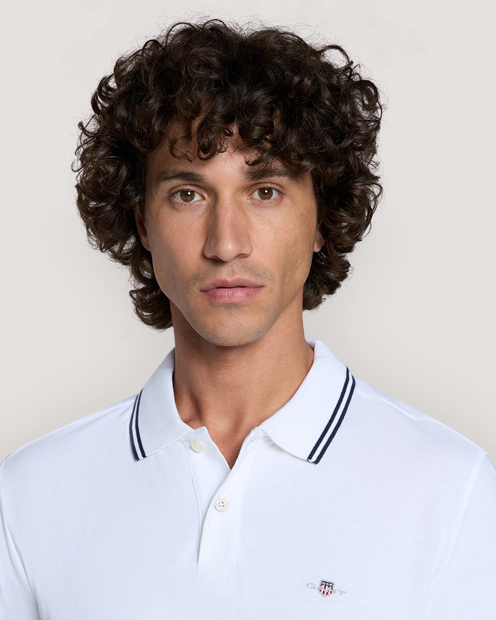 Tipping Collar Ss Polo White / M