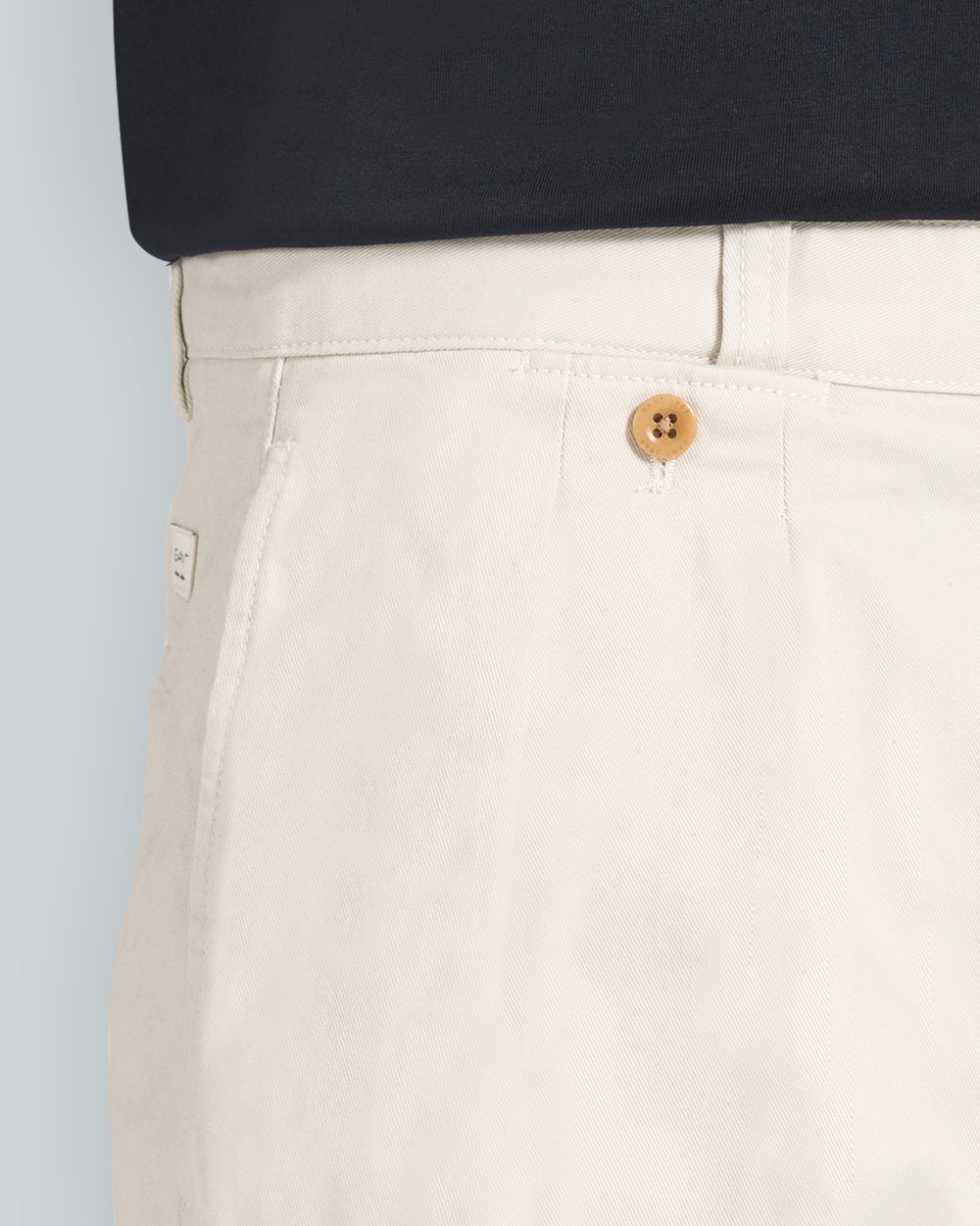 Relaxed Fit Cotton Twill Chino Shorts Putty / 52