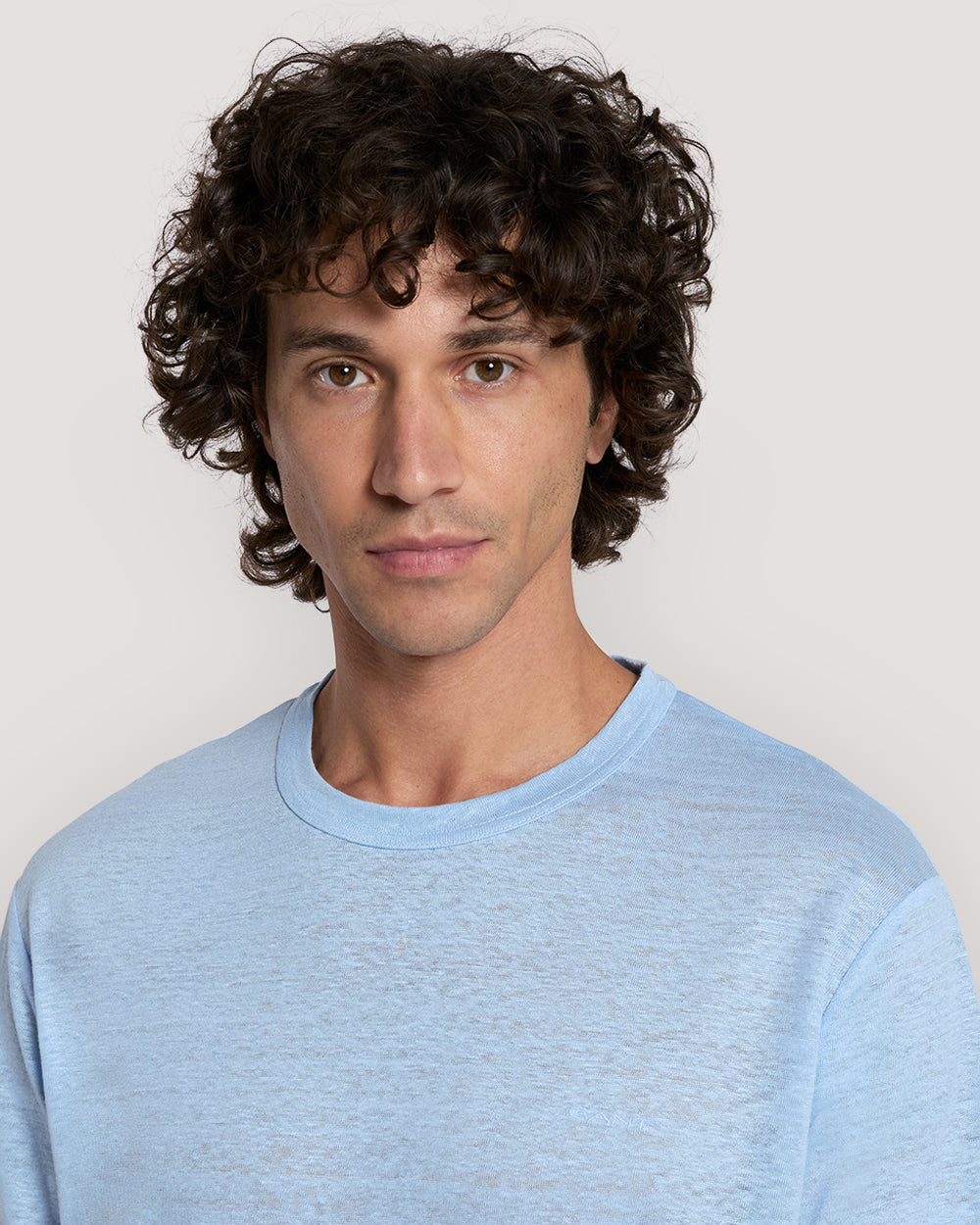 Linen T-Shirt Blue / M