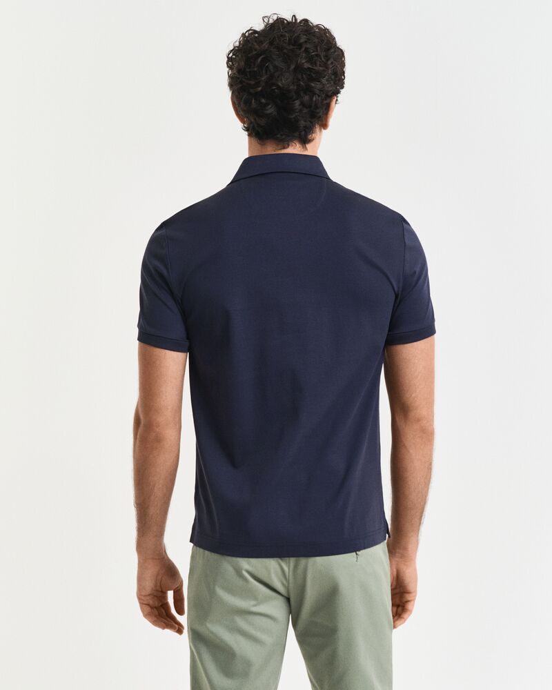 MERCERISED SS POLO Blue / S
