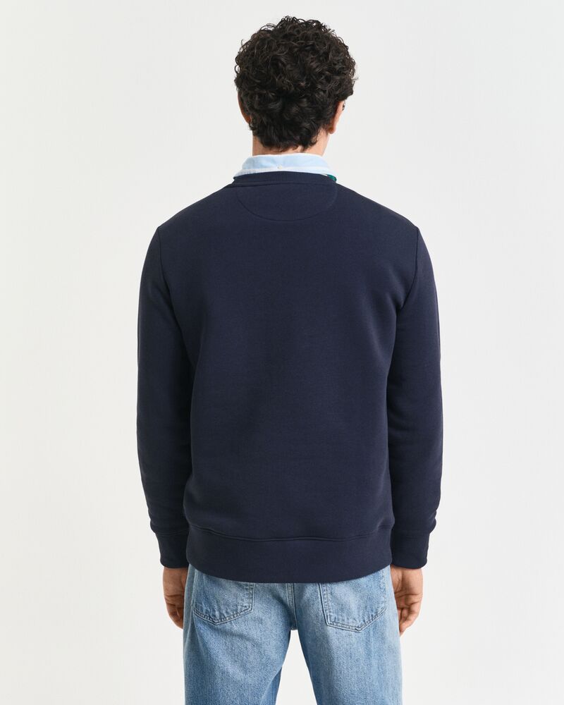 GRAPHIC C-NECK Blue / S