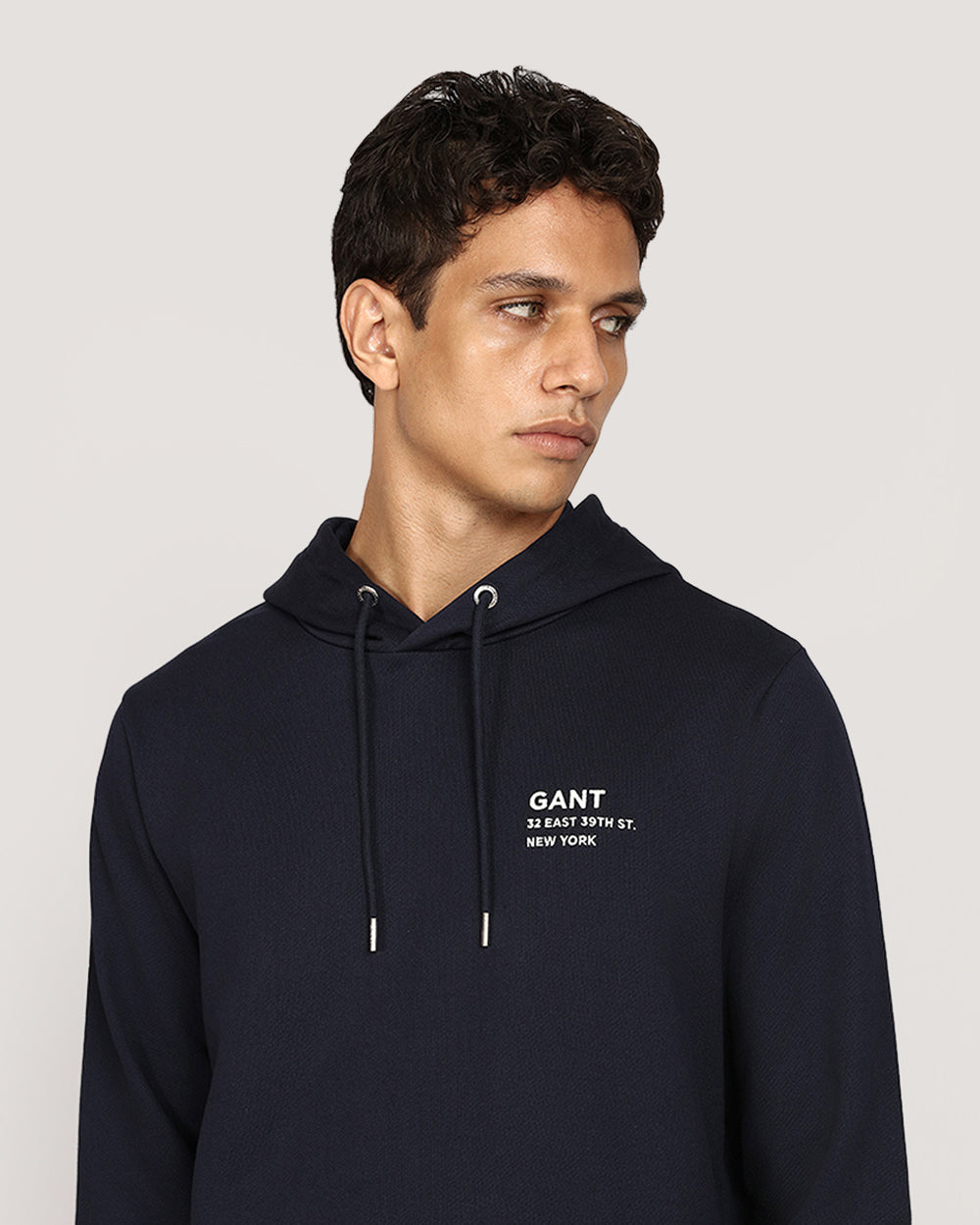 Gant Small Graphic Sweat Hoodie EVENING BLUE / M