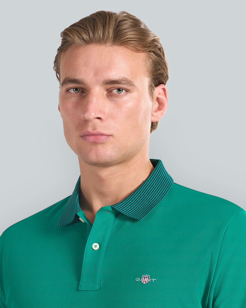TIPPING DETAIL POLO Green / L