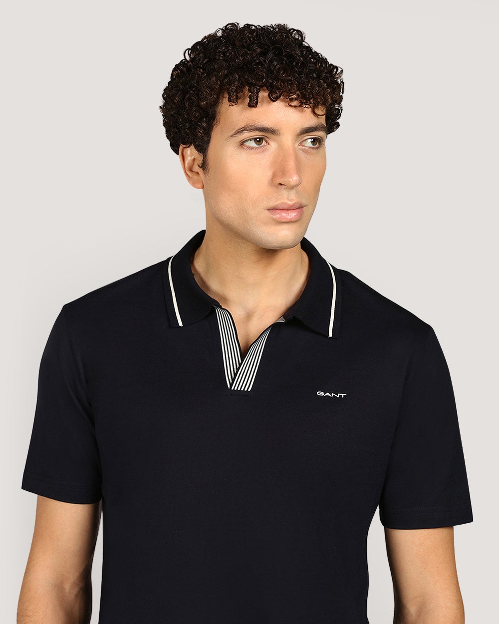 Gant Tippg Short Sleeve Polo Shirt For Men EVENING BLUE / M