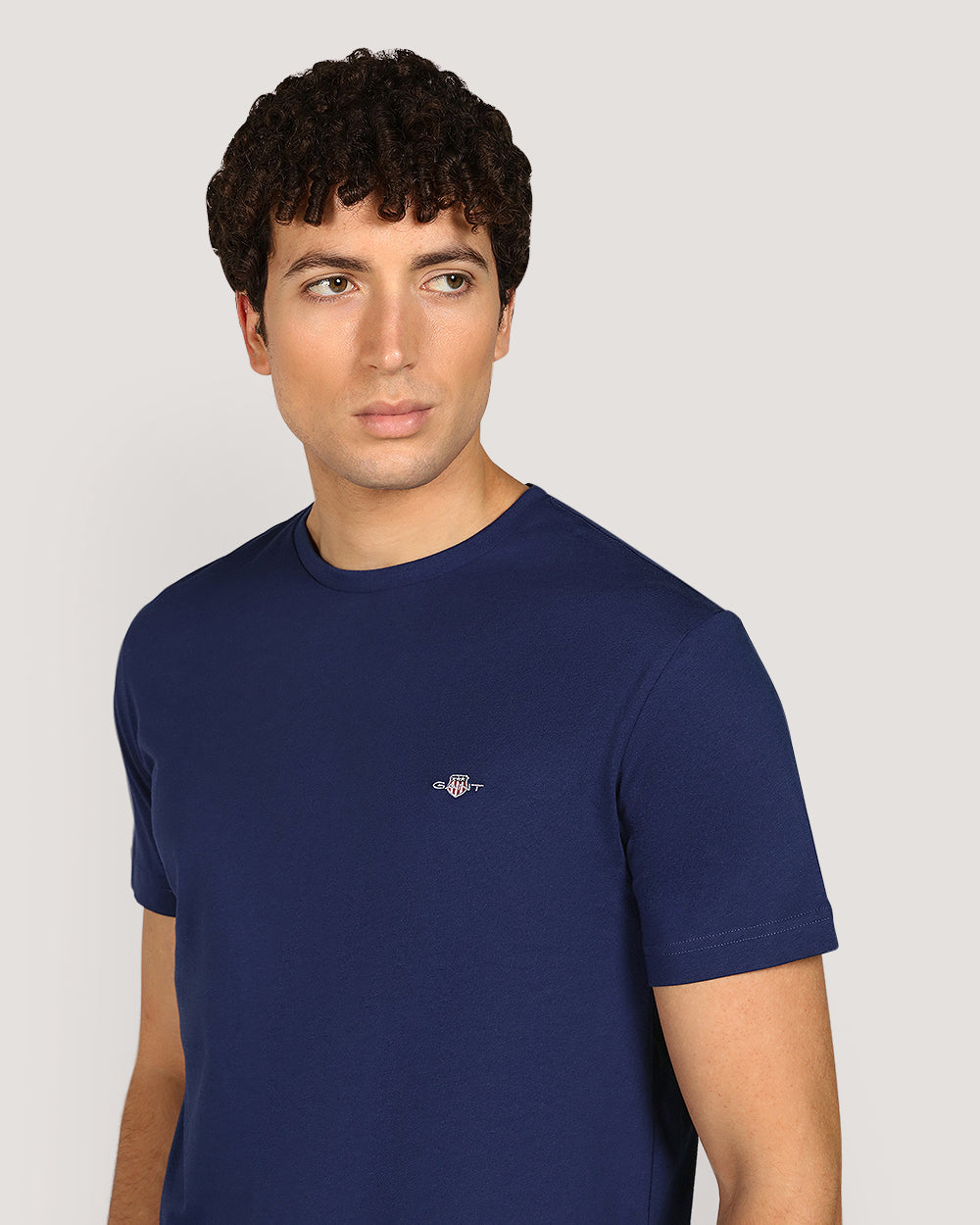 Gant Regular Shield Short Sleeve T-Shirt For Men PERSIAN BLUE / M
