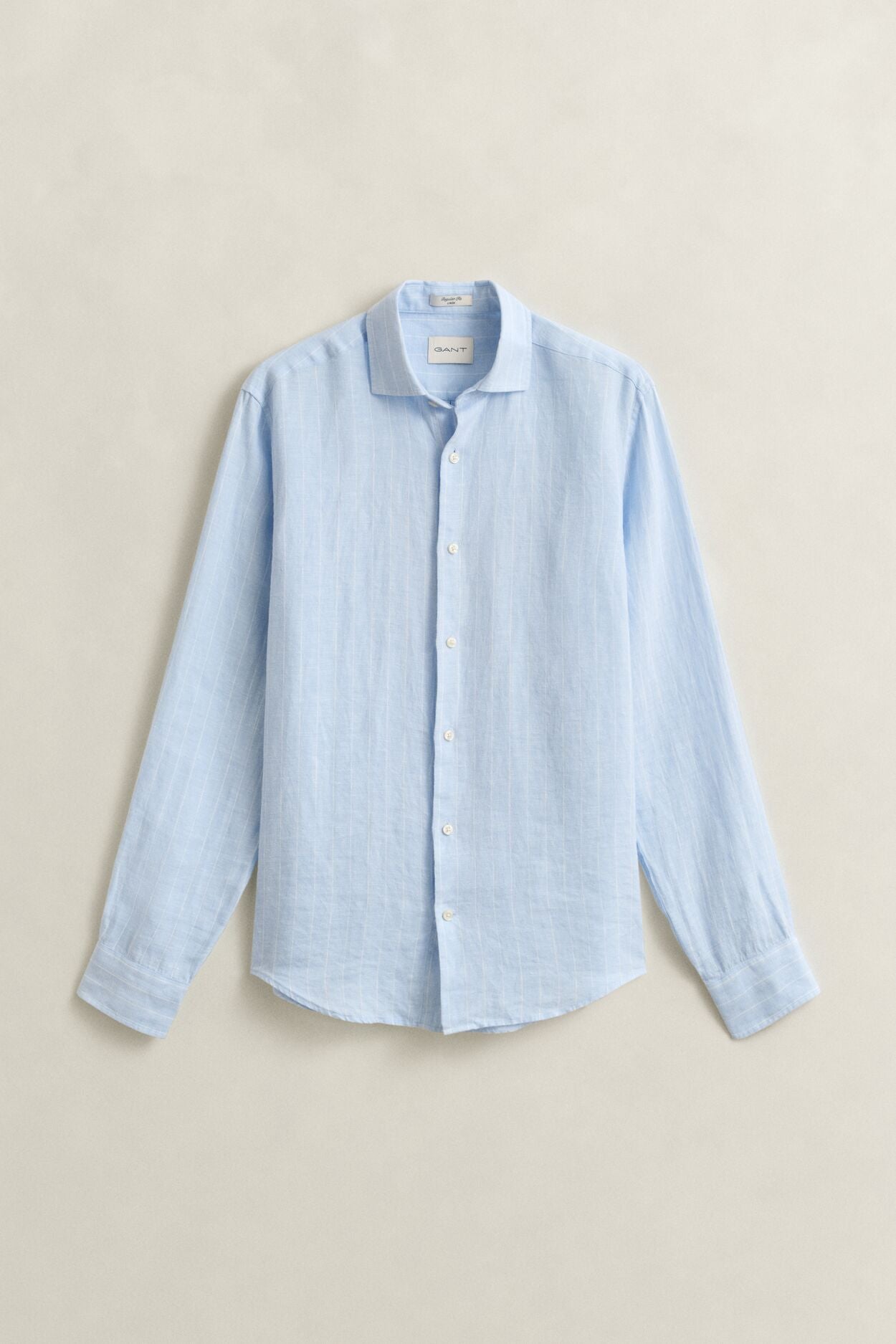 Regular Linen Stripe Shirt