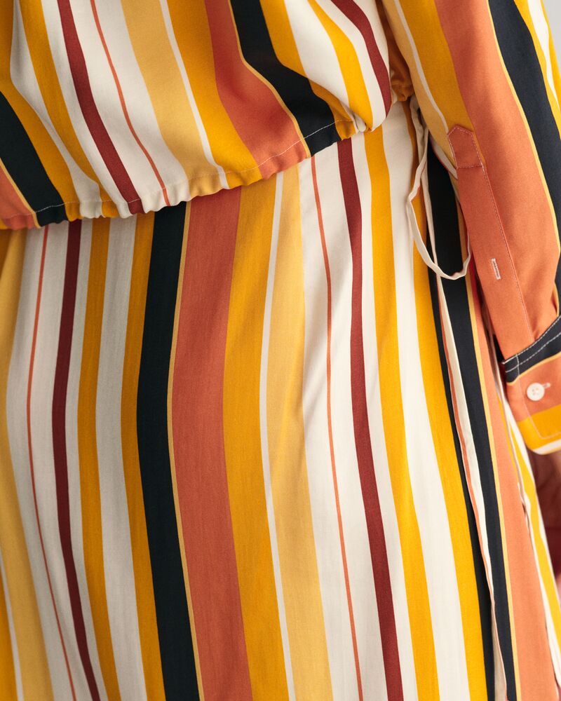 Striped Wrap Skirt Medal Yellow / 32