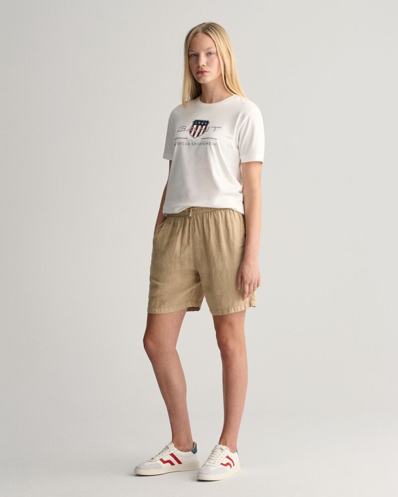 Teens Linen Shorts '134/140 / DRY SAND