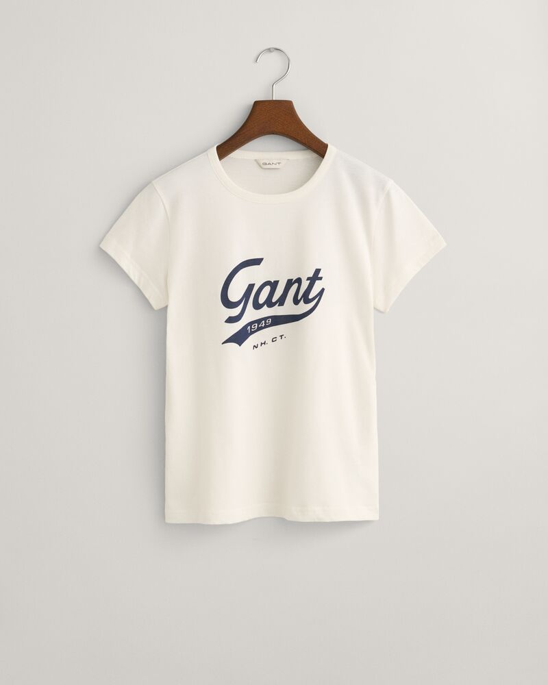 Script Graphic T-Shirt Eggshell / S