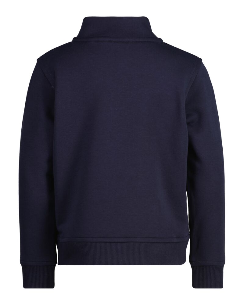 SHIELD HALF ZIP SWEAT EVENING BLUE / 92