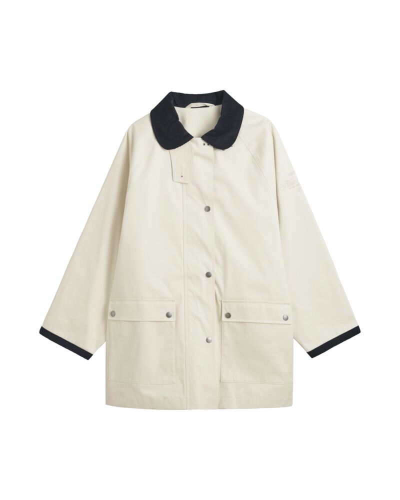 Contrast Collar Sailing Jacket