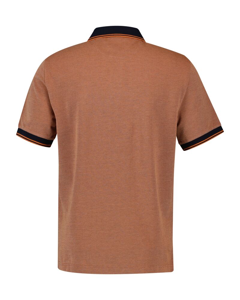 4-COLOUR OXFORD SS PIQUE DEEP ORANGE / S