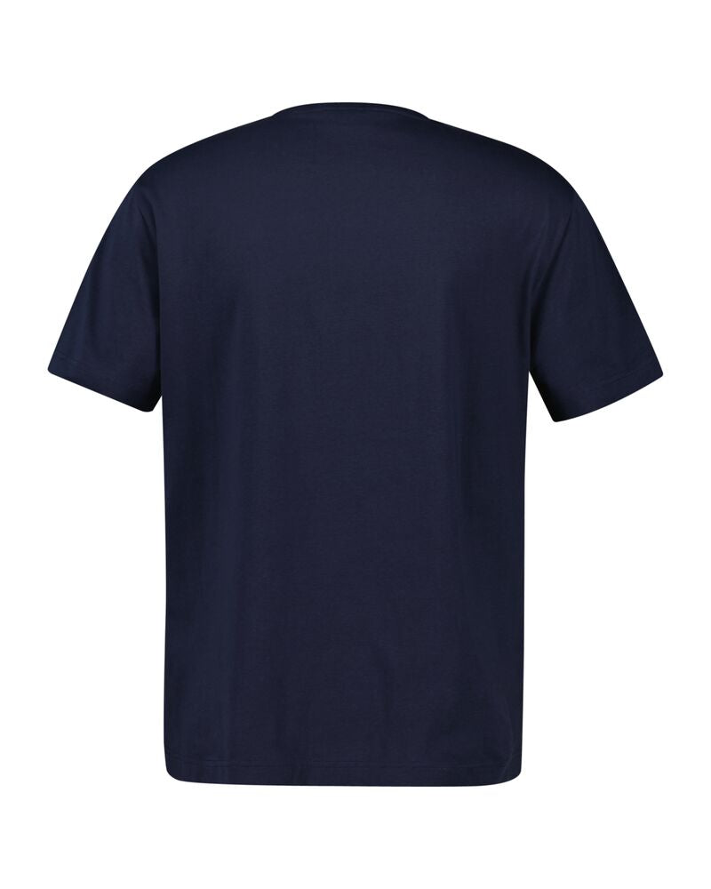 REGULAR TONAL SHIELD SHORT SLEEVE T-SHIRT EVENING BLUE / S