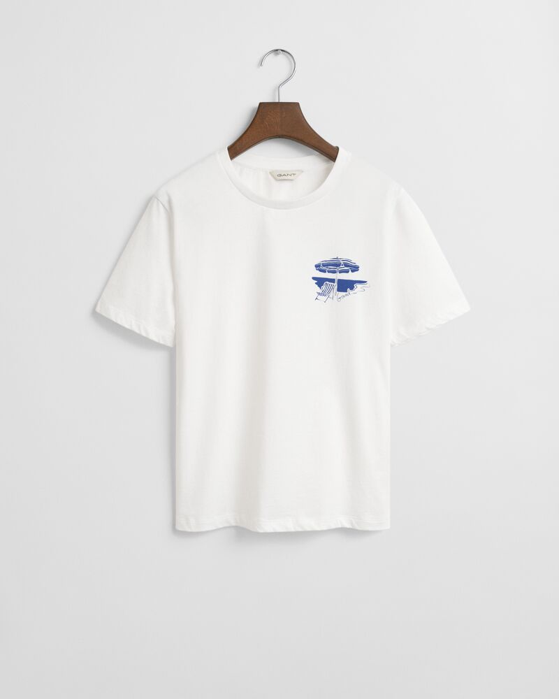 REGULAR GRAPHIC SS T-SHIRT WHITE / XS
