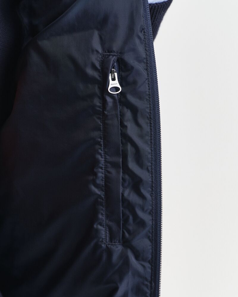 LIGHT DOWN VEST EVENING BLUE / S