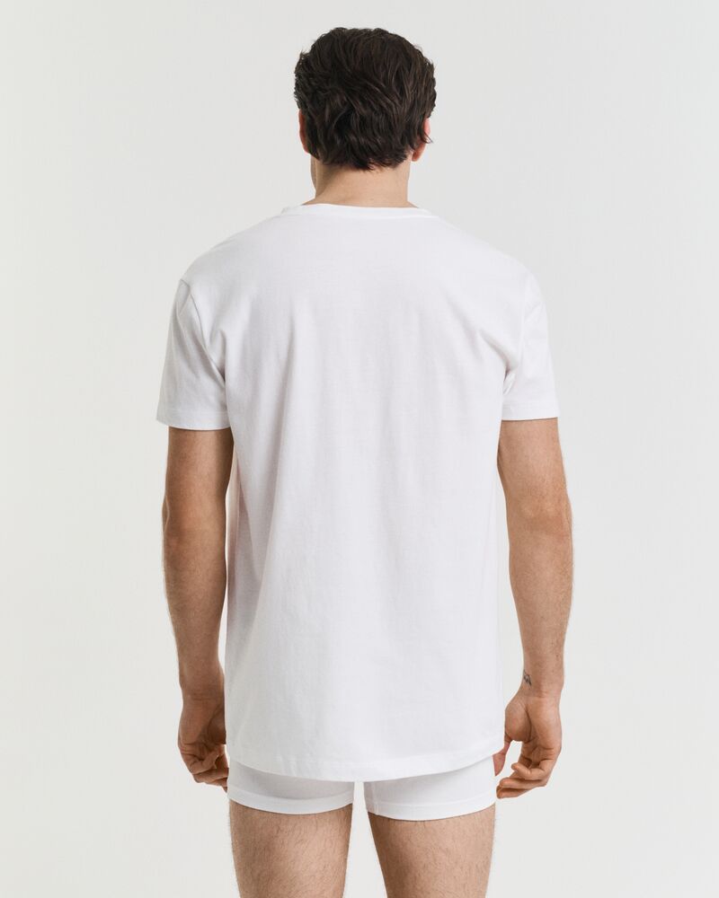 V-NECK T-SHIRT 2-PACK WHITE / S