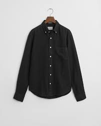 Regular Garment Dyed Linen Shirt