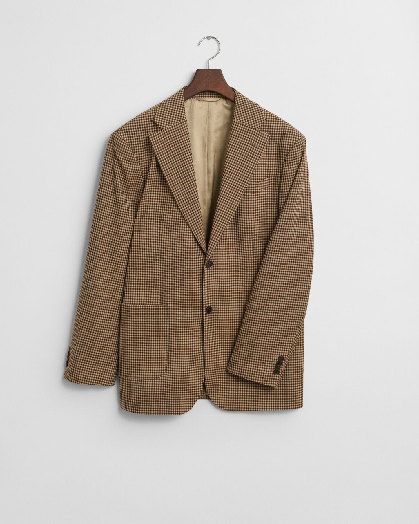 GANT Relaxed Fit Gingham Check Blazer