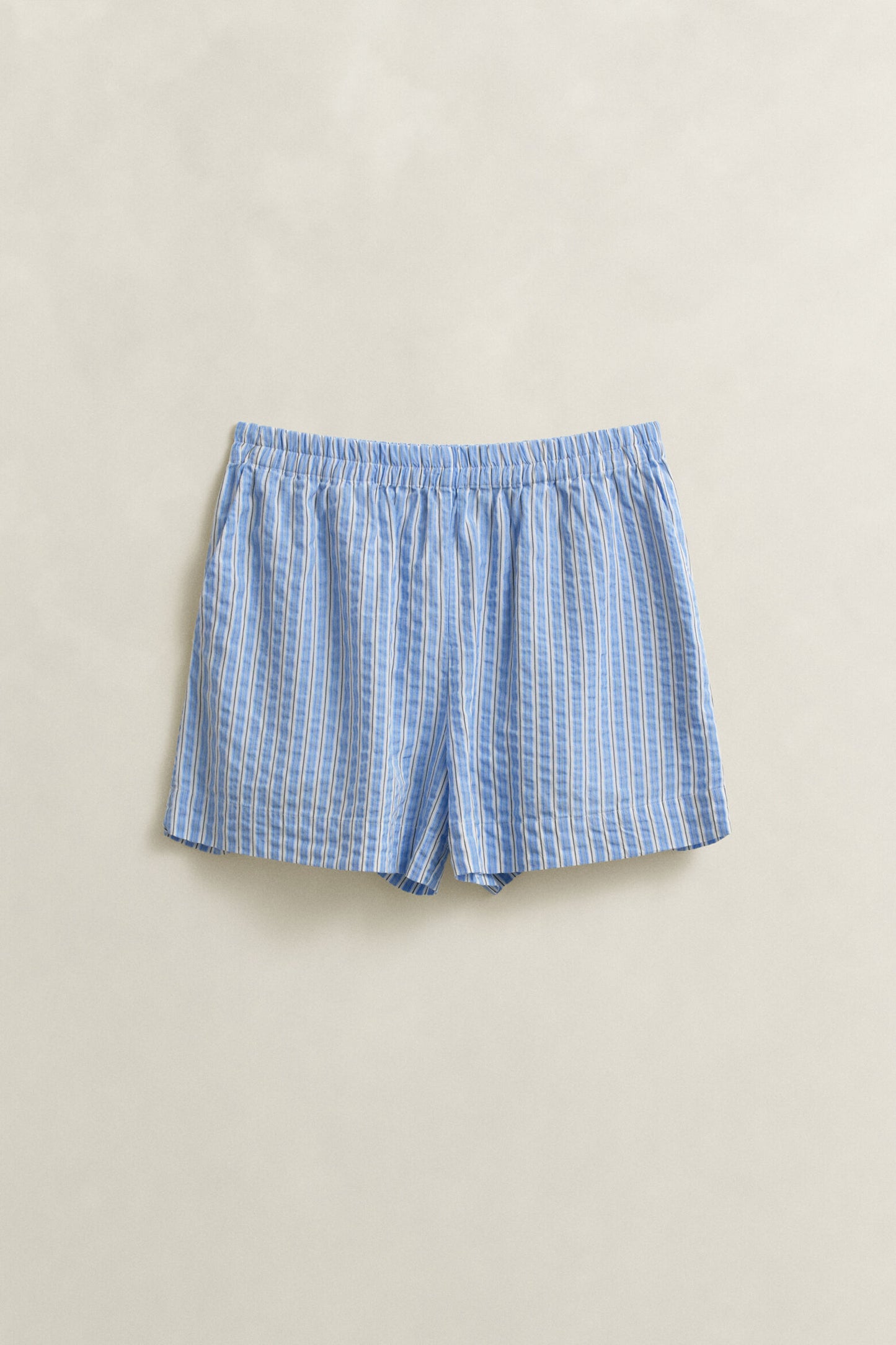 Striped Seersucker Shorts