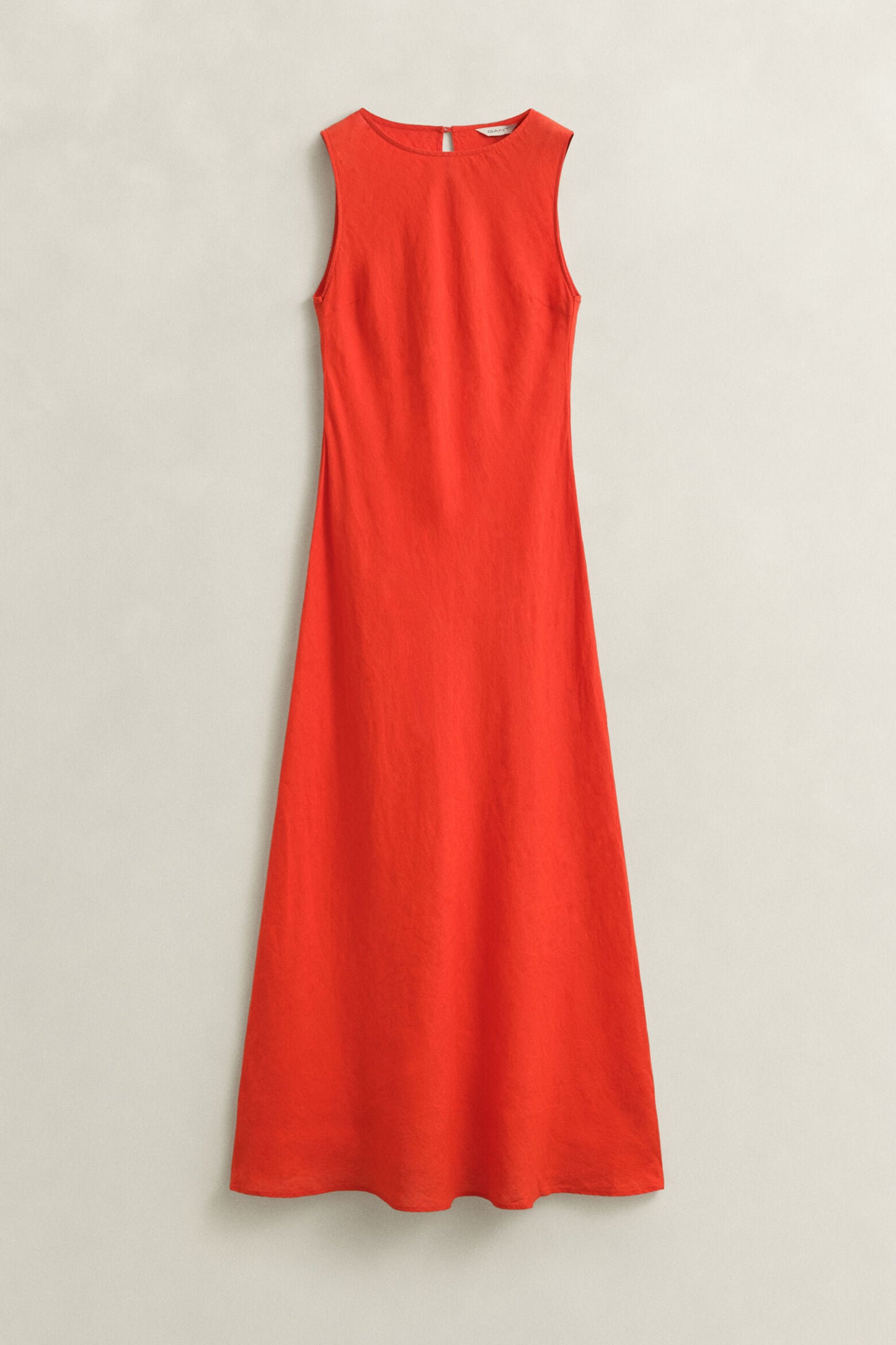 Bias Cut Linen Midi Dress