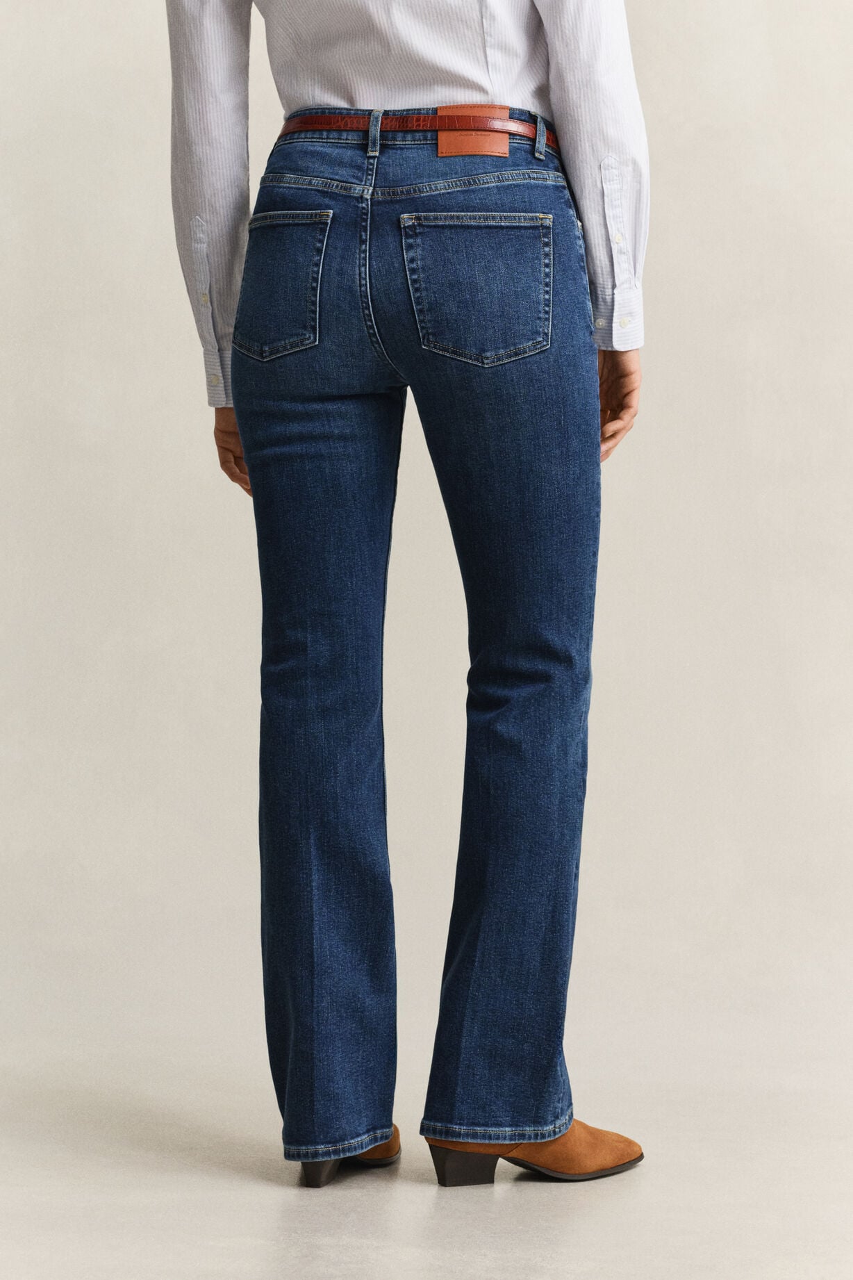 Slim Flare Stretch Jeans