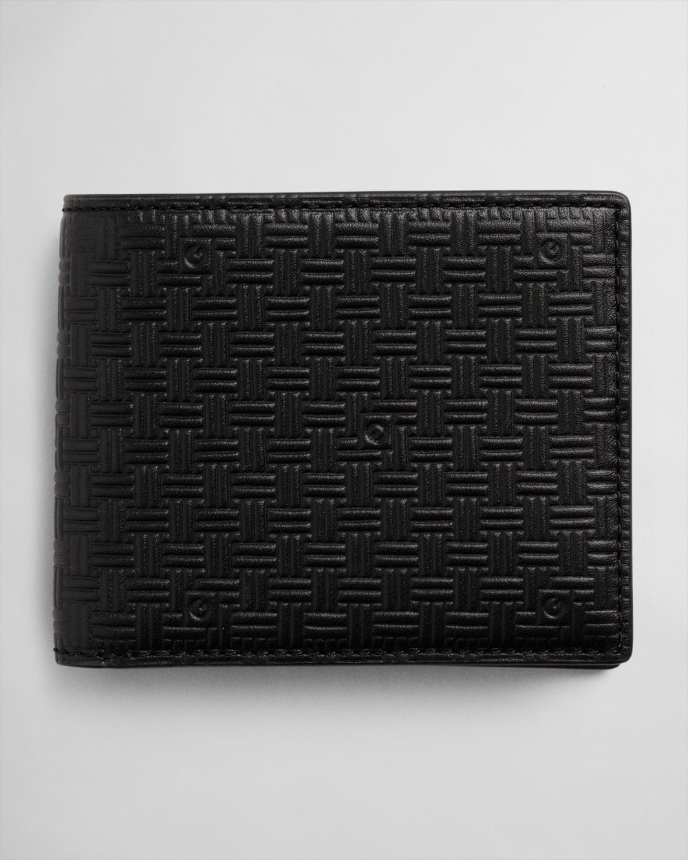 Leather Signature Weave Wallet