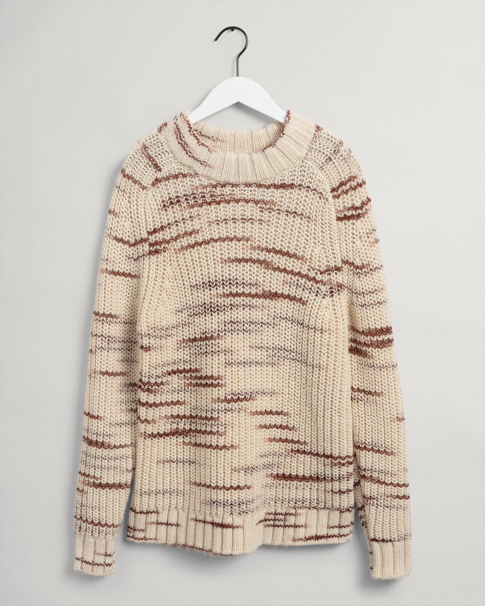 سترة مضلعة متعددة الألوان برقبة وهمية