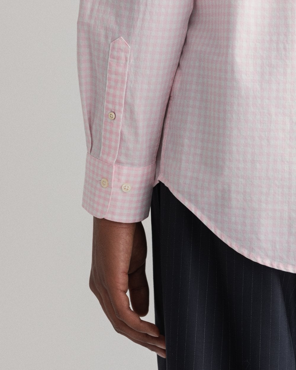 Regular Fit Gingham Broadcloth Shirt