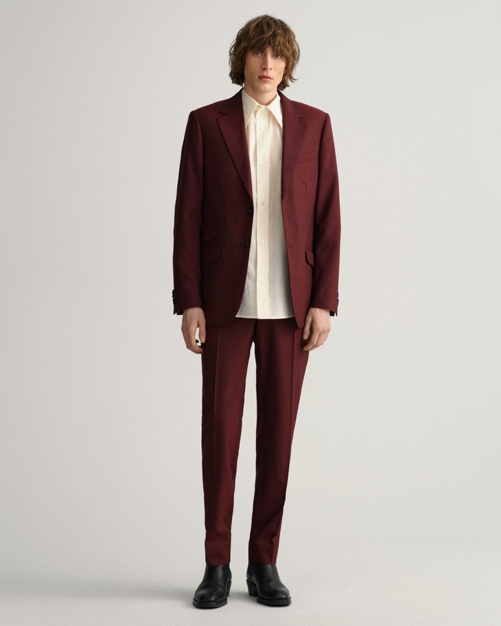 Hallden Slim Fit Color Suit Pants