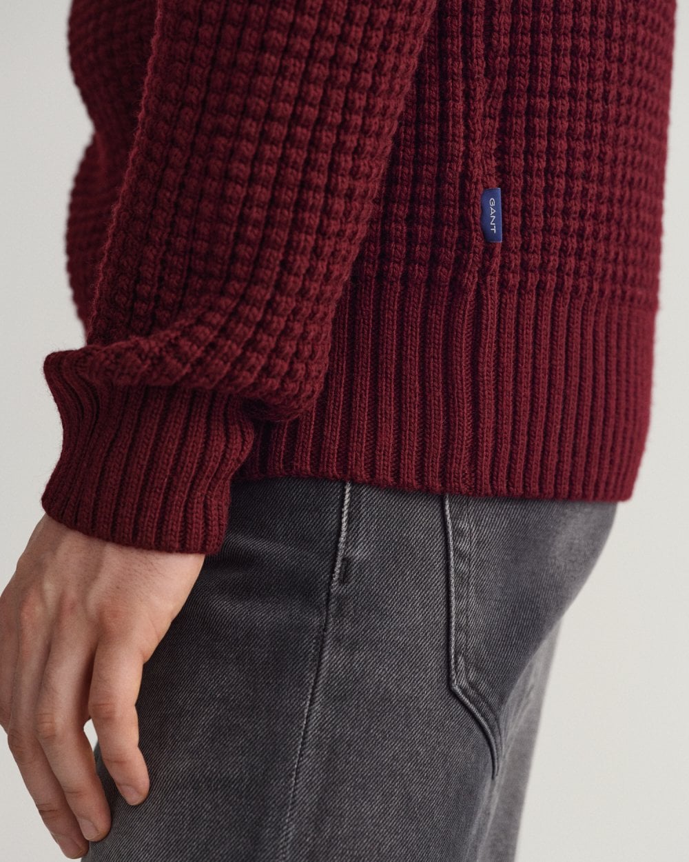 Textured Rollneck Sweater