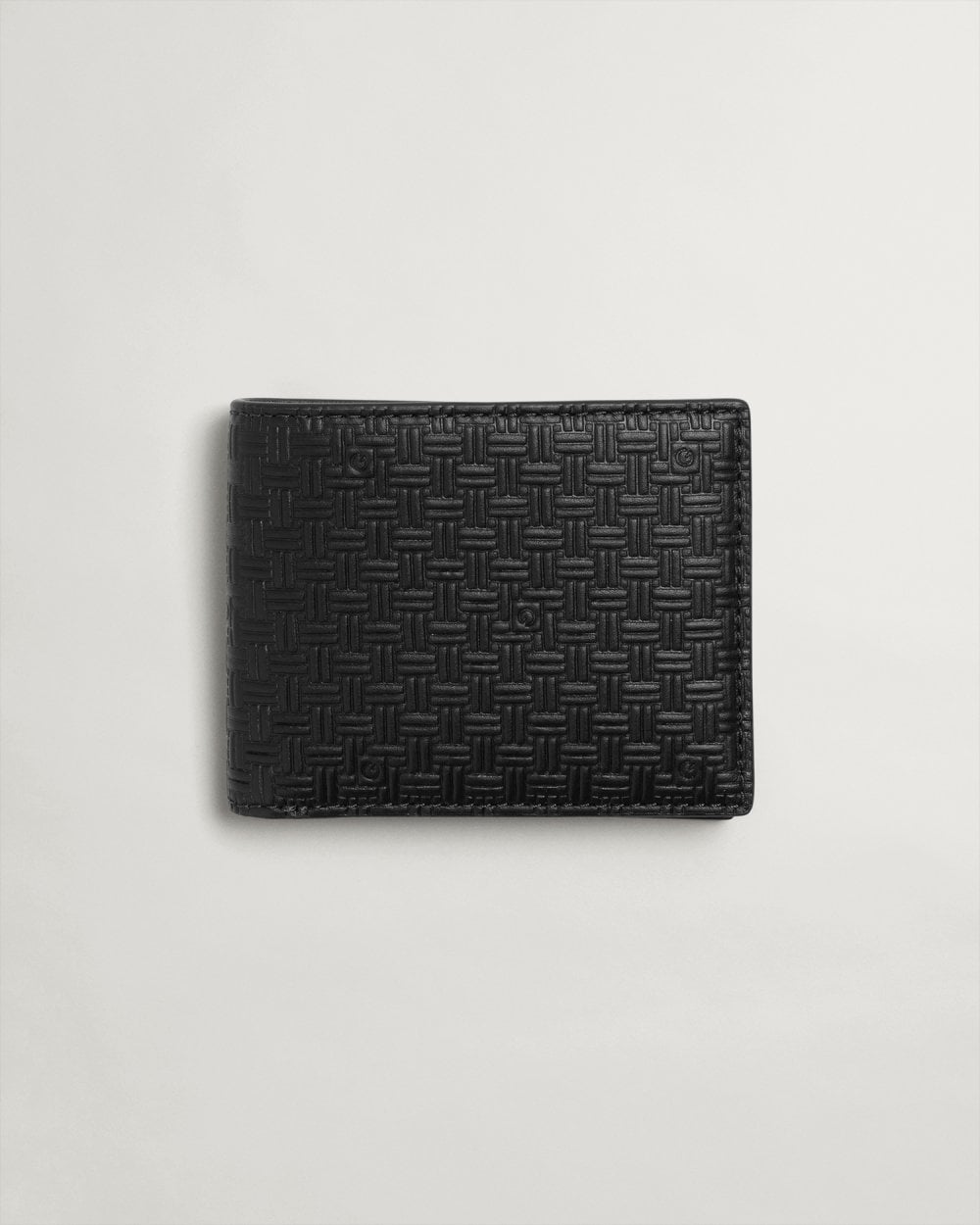 Leather Signature Weave Wallet